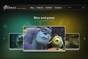 Glorex portfolio site template