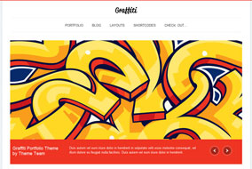 Graffiti website template
