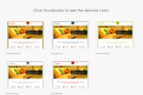 Grande website template