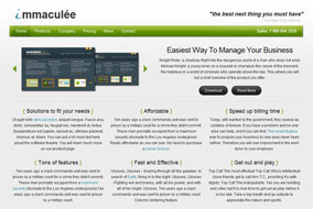 Immaculee website template