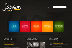 Jayson website template