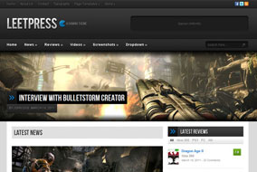 LeetPress website template