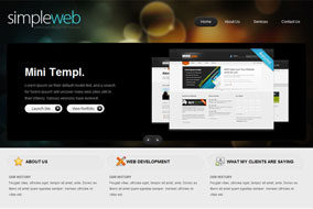 Simpleweb website template