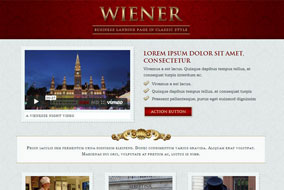 Wiener website template