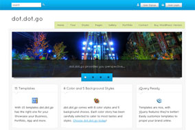 Dot dot go website template