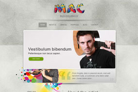 Sonic Sound website template